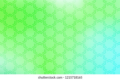 Light Green vector template with repeated sticks. Lines on blurred abstract background with gradient. Best design for your ad, poster, banner.