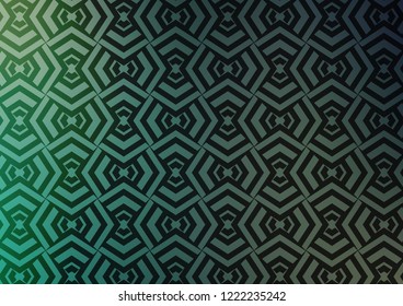 Light Green vector template with repeated sticks. Lines on blurred abstract background with gradient. Pattern for ads, posters, banners.