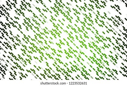 Light Green vector template with repeated sticks. Blurred decorative design in simple style with lines. Best design for your ad, poster, banner.