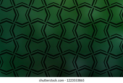 Light Green vector template with repeated sticks. Shining colored illustration with sharp stripes. Best design for your ad, poster, banner.