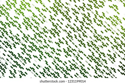 Light Green vector template with repeated sticks. Shining colored illustration with narrow lines. Smart design for your business advert.