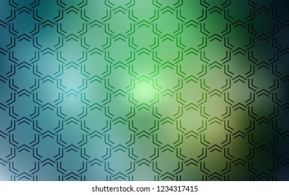 Light Green vector template with repeated sticks. Modern geometrical abstract illustration with Lines. Template for your beautiful backgrounds.