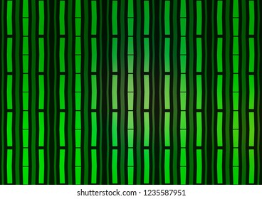 Light Green vector template with repeated sticks. Blurred decorative design in simple style with lines. The pattern can be used as ads, poster, banner for commercial.