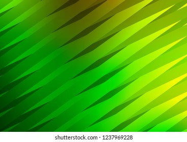 Light Green vector template with repeated sticks. Blurred decorative design in simple style with lines. The pattern can be used as ads, poster, banner for commercial.