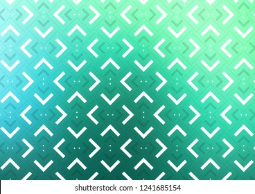 Light Green vector template with repeated sticks. Glitter abstract illustration with colored sticks. The pattern can be used as ads, poster, banner for commercial.