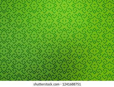 Light Green vector template with repeated sticks. Modern geometrical abstract illustration with staves. Pattern for websites, landing pages.