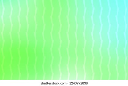 Light Green vector template with repeated sticks. Blurred decorative design in simple style with lines. Pattern for your busines websites.
