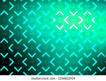 Light Green vector template with repeated sticks. Lines on blurred abstract background with gradient. The pattern can be used as ads, poster, banner for commercial.