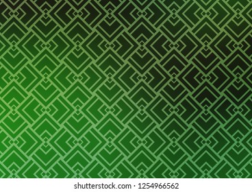 Light Green vector template with repeated sticks. Shining colored illustration with narrow lines. Pattern for ads, posters, banners.