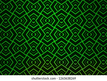 Light Green vector template with repeated sticks. Modern geometrical abstract illustration with staves. Pattern for ads, posters, banners.