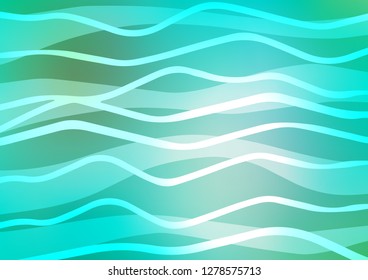 Light Green vector template with repeated sticks. Shining colored illustration with narrow lines. Smart design for your business advert.