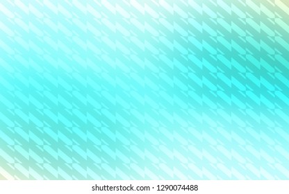 Light Green vector template with repeated sticks. Lines on blurred abstract background with gradient. Pattern for ad, booklets, leaflets.