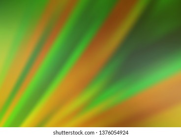 Light Green vector template with repeated sticks. Decorative shining illustration with lines on abstract template. Smart design for your business advert.