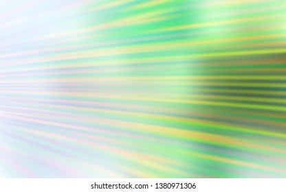 Light Green vector template with repeated sticks. Lines on blurred abstract background with gradient. Template for your beautiful backgrounds.