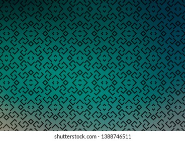 Light Green vector template with repeated sticks. Decorative shining illustration with lines on abstract template. Pattern for websites, landing pages.