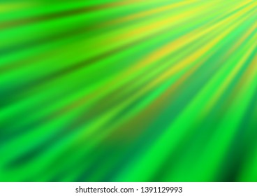 Light Green vector template with repeated sticks. Decorative shining illustration with lines on abstract template. Pattern for ads, posters, banners.