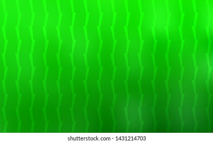 Light Green vector template with repeated sticks. Decorative shining illustration with lines on abstract template. Smart design for your business advert.