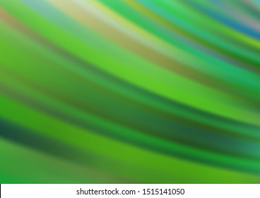 Light Green vector template with repeated sticks. Glitter abstract illustration with colored sticks. Smart design for your business advert.