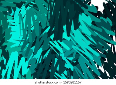 Light Green vector template with repeated sticks. Blurred decorative design in simple style with lines. Best design for your ad, poster, banner.