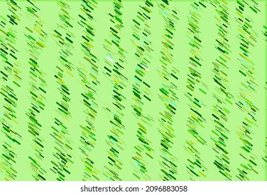 Light Green vector template with repeated sticks. Modern geometrical abstract illustration with staves. Best design for your ad, poster, banner.