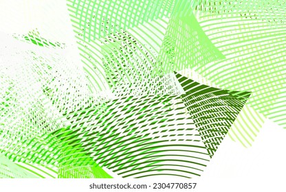 Light Green vector template with repeated sticks. Lines on blurred abstract background with gradient. Pattern for your busines websites.