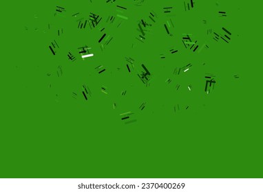 Light Green vector template with repeated sticks. Decorative shining illustration with lines on abstract template. Backdrop for TV commercials.