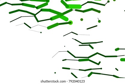 Light Green vector template with repeated sticks. Blurred decorative design in simple style with lines. Best design for your ad, poster, banner.