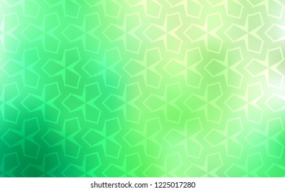 Light Green vector template with rhombus. Illustration with set of colorful rectangles. Best design for your ad, poster, banner.