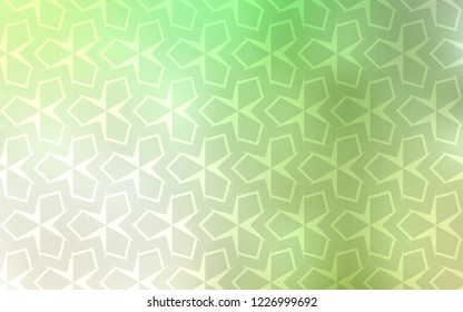 Light Green vector template with rhombus. Glitter abstract illustration with rectangular shapes. Pattern for busines ad, booklets, leaflets