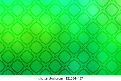 Light Green vector template with sky stars. Modern geometrical abstract illustration with stars. Best design for your ad, poster, banner.