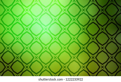 Light Green vector template with sky stars. Stars on blurred abstract background with gradient. Pattern for new year ad, booklets.