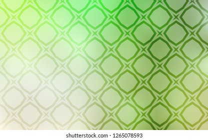 Light Green vector template with sky stars. Glitter abstract illustration with colored stars. Pattern for websites, landing pages.