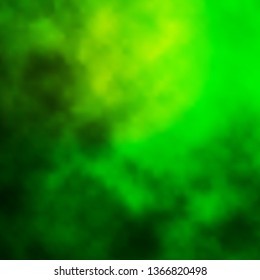 Light Green vector template with sky, clouds. Shining illustration with abstract gradient clouds. Colorful pattern for appdesign.