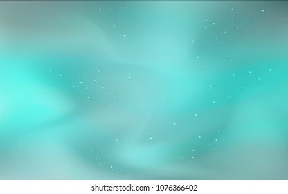Light Green vector template with space stars. Shining colored illustration with bright astronomical stars. Pattern for astronomy websites.