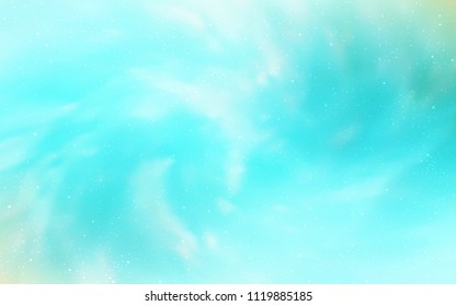 Light Green vector template with space stars. Modern abstract illustration with Big Dipper stars. Pattern for astronomy websites.