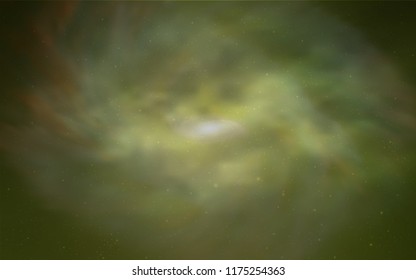 Light Green vector template with space stars. Modern abstract illustration with Big Dipper stars. Pattern for astronomy websites.