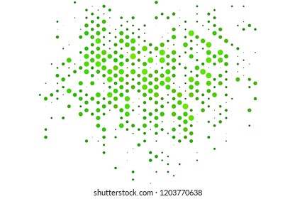 Light Green vector template with spots. Modern abstract illustration with colorful water drops. Pattern for beautiful websites.