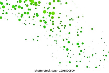 Light Green vector template with spots. Modern abstract illustration with colorful water drops. Pattern for ads, booklets.