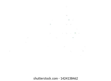 Light Green vector template with spots, rectangles. Colorful illustration with circles, squares in nature style. Design for posters, banners.