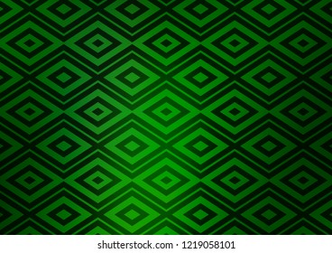 Light Green vector template with sticks, squares. Modern geometric abstract illustration with lines, squares. Pattern for websites, landing pages.