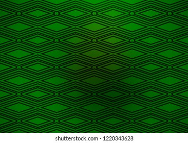 Light Green vector template with sticks, squares. Modern geometric abstract illustration with lines, squares. Smart design for your business advert.