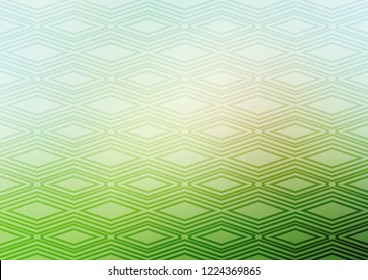 Light Green vector template with sticks, squares. Shining colorful illustration with lines, rectangles. Best design for your ad, poster, banner.