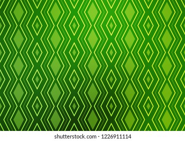 Light Green vector template with sticks, squares. Modern geometric abstract illustration with lines, squares. Best design for your ad, poster, banner.