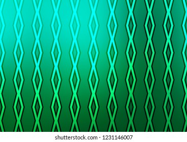 Light Green vector template with sticks, squares. Colorful decorative design in simple style with lines, rhombuses. Pattern for ads, posters, banners.