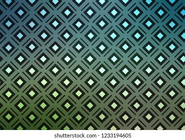 Light Green vector template with sticks, squares. Modern geometric abstract illustration with lines, squares. Best design for your ad, poster, banner.