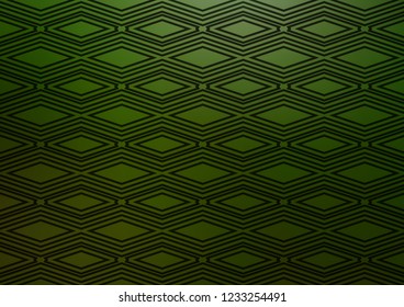 Light Green vector template with sticks, squares. Colorful decorative design in simple style with lines, rhombuses. Best design for your ad, poster, banner.