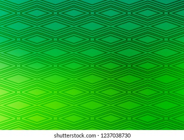 Light Green vector template with sticks, squares. Shining colorful illustration with lines, rectangles. Pattern for websites, landing pages.