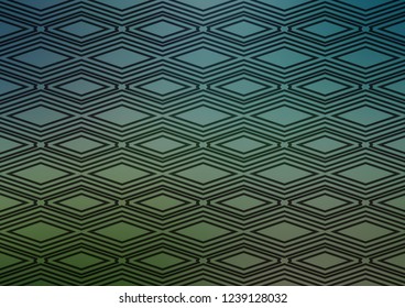 Light Green vector template with sticks, squares. Shining colorful illustration with lines, rectangles. Pattern for ads, posters, banners.