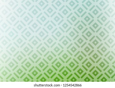 Light Green vector template with sticks, squares. Modern geometric abstract illustration with lines, squares. Pattern for ads, posters, banners.