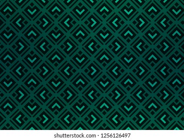 Light Green vector template with sticks, squares. Glitter abstract illustration with colorful lines, rhombuses. Smart design for your business advert.